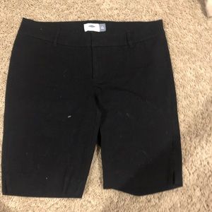 old navy black shorts